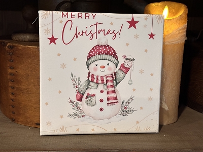Merry Christmas Snowman Artwork 8